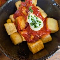 Patatas bravas - tapas at Lounges - Sorbo Lounge in Chesterfield
