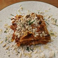 Lasagna at Amami Garden in Ungasan