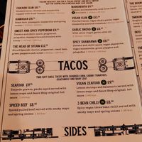 Lots of vegan options (all marked with "VG") - go before 9 pm on weekdays at The Head of Steam in Cardiff