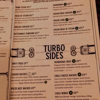 Lots of vegan options (all marked with "VG") - go before 9 pm on weekdays at The Head of Steam in Cardiff