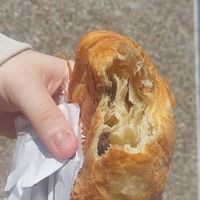 Pain au chocolat at The Flour Pot Bakery in Brighton
