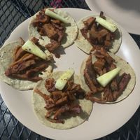 Tacos al pastor at esTACOmo quiere in Puebla