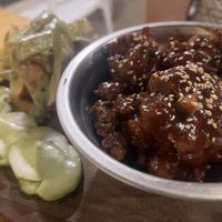 BBQ cauliflower   at Menta Restobar - Calle de Julio in Cochabamba