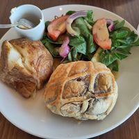 Beetroot and butternut squash wellington at Zeph's Cafe in Oadby