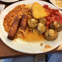 Vegan breakfast at Zeph's Cafe in Oadby