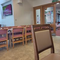 Inside at Zeph's Cafe in Oadby