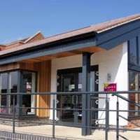 exterior, situated in car park, attached to Holy Trinity church at Zeph's Cafe in Oadby