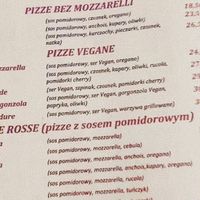 Pizza vegane at Gli Italiani in Warsaw