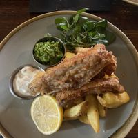 Banana blossom and chips!   at The Cyder House Inn in Godalming