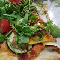 Pizza at Armonia in Mallorca