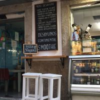 MOre vegan signage at Armonia in Mallorca