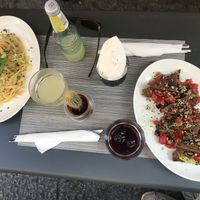 toasts with tofu and avocado
daily pasta at Bruscè in Bologna