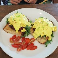 "eggs" ;) at Roots Cafe in Siem Reap