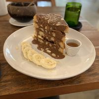 Nutella french toast - amazing! at Roots Cafe in Siem Reap