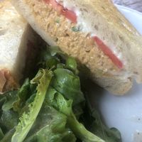 “Better than tuna” melt. ❤️🌱 at Roots Cafe in Siem Reap