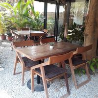 Outside tables at Roots Cafe in Siem Reap