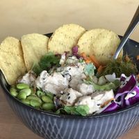 Tofu poké bowl at Bowl and Blend in Redfern