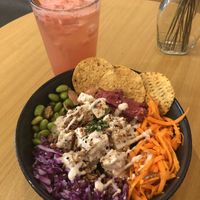 Vegan poke  at Bowl and Blend in Redfern