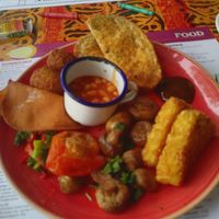 Vegan breakfast, served all day but comes with free coconut milk latte (or other hot drink) before 12! at Lounges - Torello Lounge  in Prestatyn