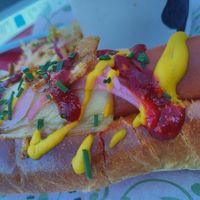 I was already a fan of the Moving Mountains sunflower seed based hot dog but this was something else... at Lounges - Torello Lounge  in Prestatyn