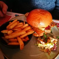 The ultimate vegan sausage sandwich. at Lounges - Torello Lounge  in Prestatyn