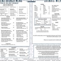 Weekend menu at The LoKal in Central Singapore
