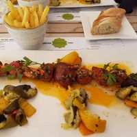 Grilled vegetables at Auberge Koeppchen in Wormeldingen