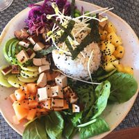 Veggie bowl at Auberge Koeppchen in Wormeldingen