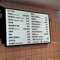 Daily menu at Eaternia in Prague