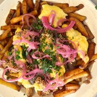 Poutine at Eaternia in Prague