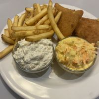 Deep fried cheese   at Eaternia in Prague