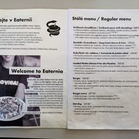 Page of Menu and Zine at Eaternia at Eaternia in Prague