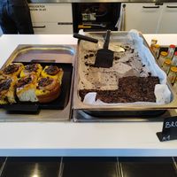 Cakes of the day at Eaternia in Prague