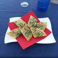 Bruschetta mit Olivenöl, Kräuter und Knoblauch at Cielo in Murcia