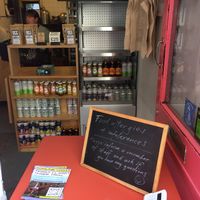 Counter at Pink Lane Bakery in Newcastle Upon Tyne