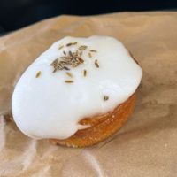 Lemon and fennel cake. Vegan at Pink Lane Bakery in Newcastle Upon Tyne