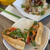 Banh Mi and Orange Chicken at Vinh Loi Tofu in Cerritos