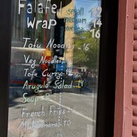   at Muhudo Falafel Shop in Tbilisi