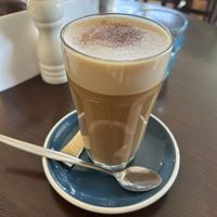 Perhaps the best dirty oat chai in the world    at Ajuna Eatery in Napier