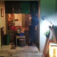 Front of the restaurant at Vege&bar Shinbar in Toyama