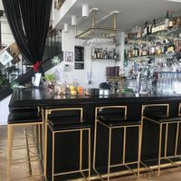 Bar area at Cafe Otis in Norwich