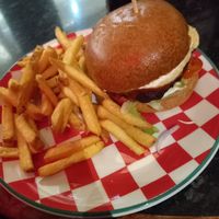 Spicy Black Bean Burger! at Frankie & Benny's in Newcastle Upon Tyne
