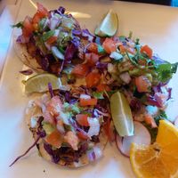 Jackfruit tacos at The Miner's Cafe in Jerome