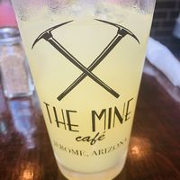 Pineapple lemonade at The Miner's Cafe in Jerome