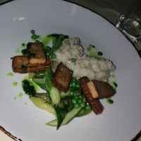 Spargelrisotto mit angebratenem Tofu at im Vorderhus in Wehr