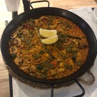 Vegan paella  at Capri in Calpe
