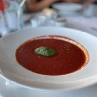 Tomato soup. Delicious! at Capri in Calpe