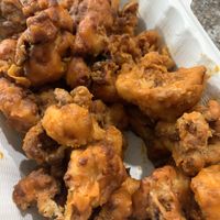 Buffalo cauliflower  at Green Fusion in Ridgewood