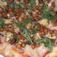 bbq pizza at Green Fusion in Ridgewood