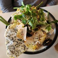 Warm Beef Salad with mushroom substitution at Lady Green in Brighton